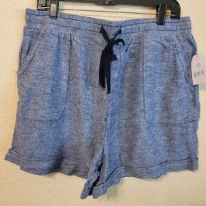 New Time And Tru Linen Shorts Sz L